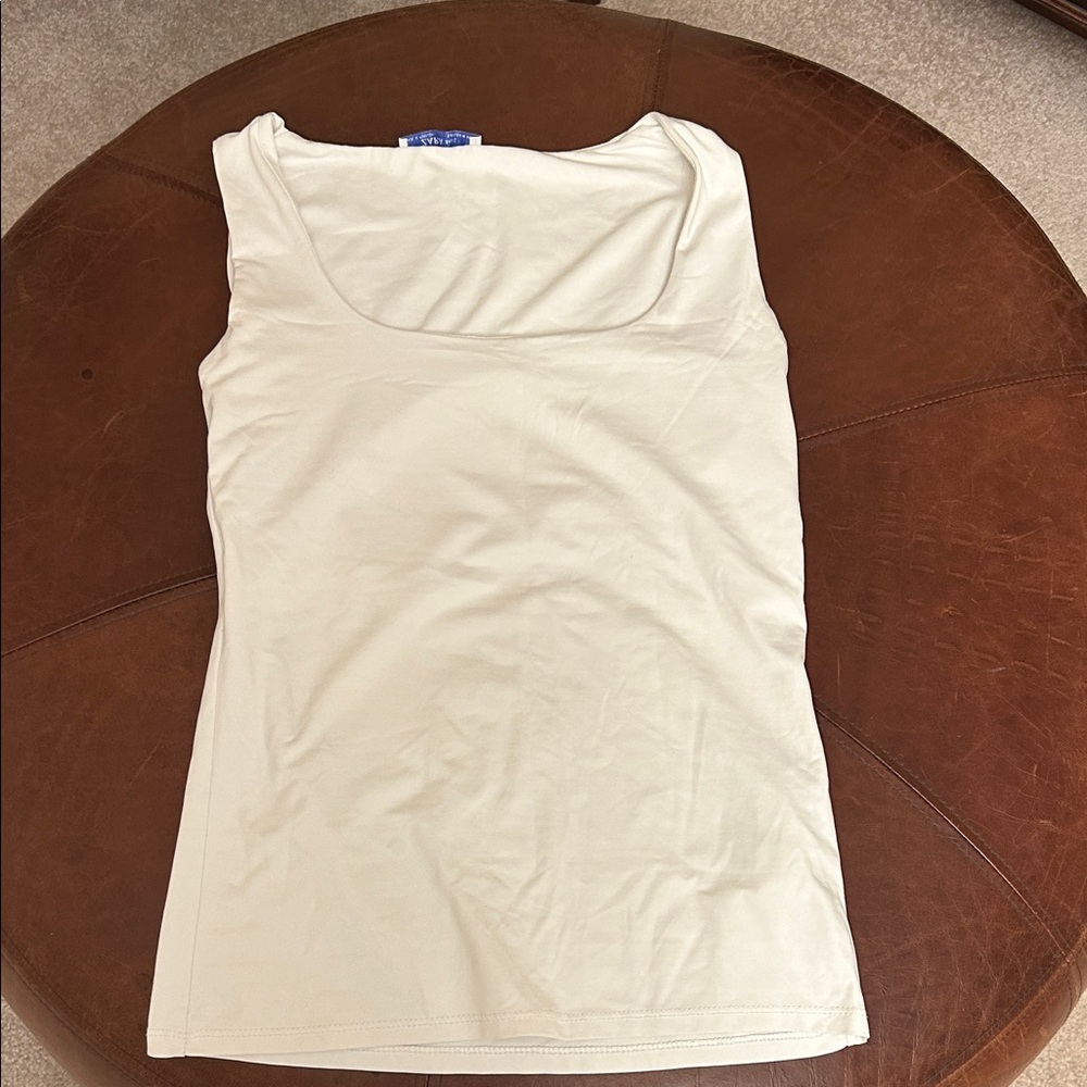 Zara Women's Off-White Tank Top